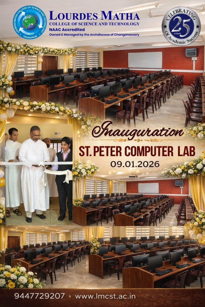 Inauguration of St.Peter Computer Lab at Lourdes Matha College of ...